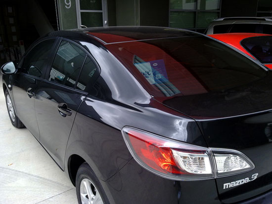 tint car photo mazda3 2